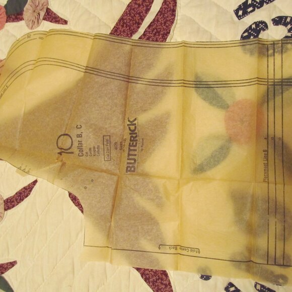 Vtg 1980s Butterick Sewing Pattern DRESS 4629 Size 8 10 12 - Picture 9 of 10